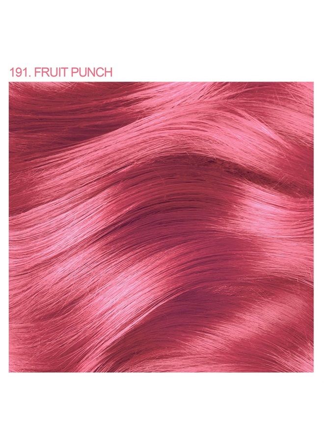 Adore Semi Permanent Hair Color - Vegan and Cruelty-Free Hair Dye - 4 Fl Oz - 191 Fruit Punch (Pack of 1)