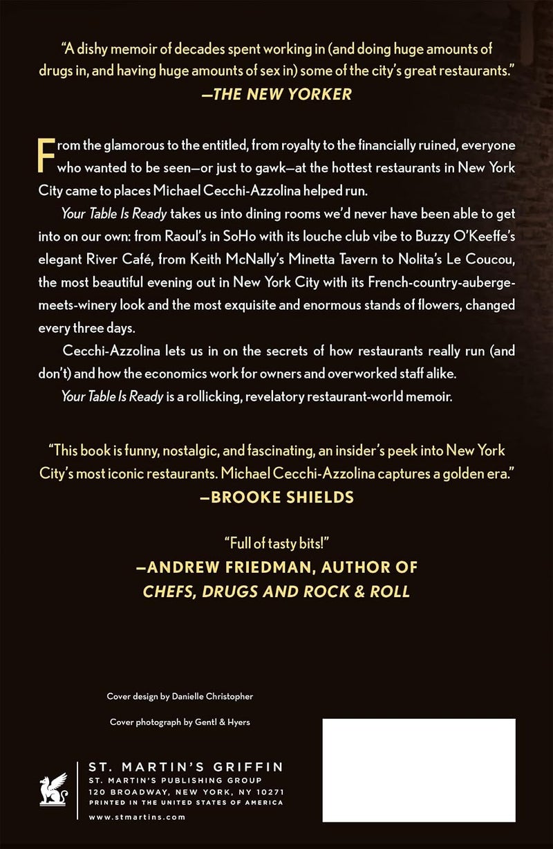 Your Table Is Ready: Tales of a New York City Maître D' - Image 2