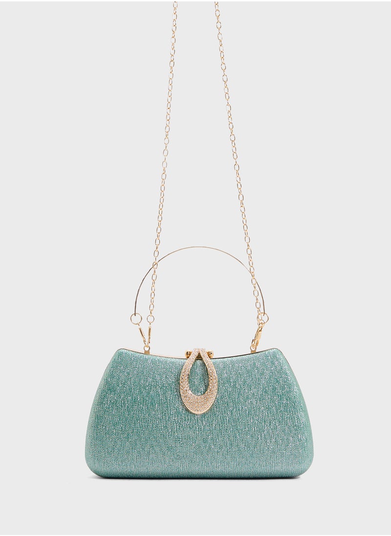 Ella Limited Edition Ladies Sparkly Clutch Bag  - Image 1