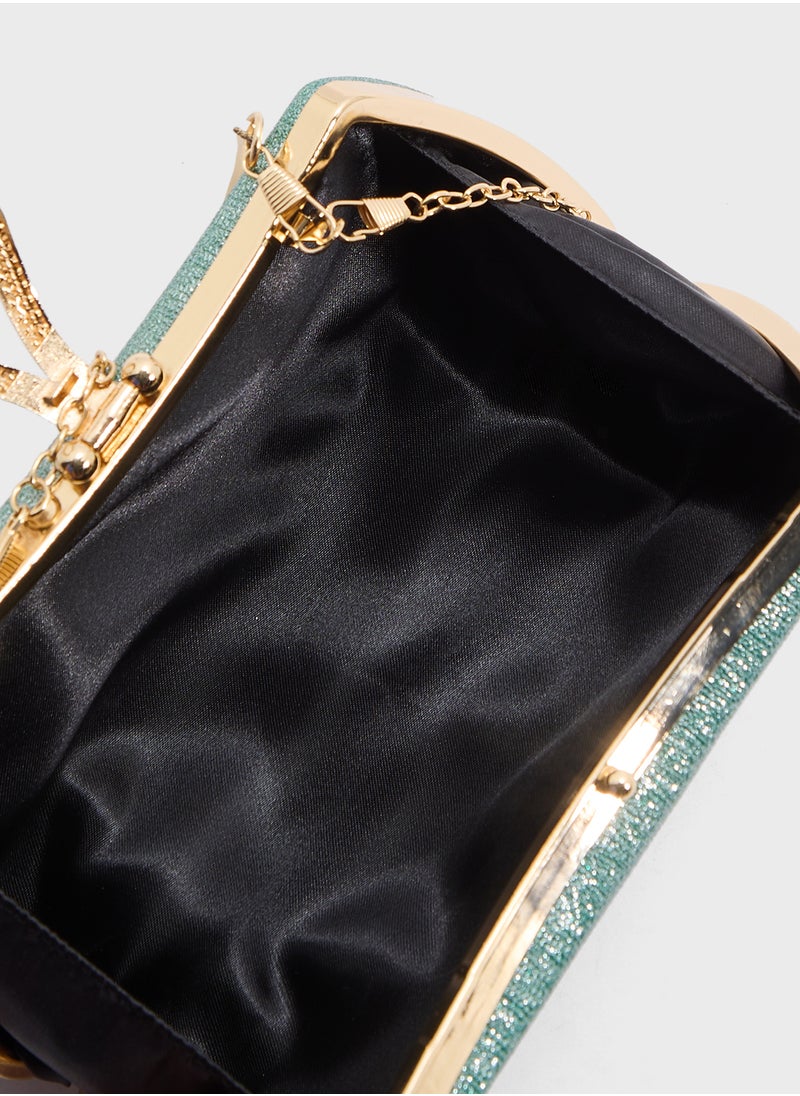 Ella Limited Edition Ladies Sparkly Clutch Bag  - Image 5