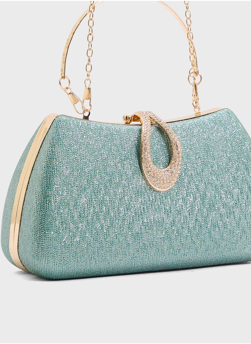 Ella Limited Edition Ladies Sparkly Clutch Bag  - Image 4