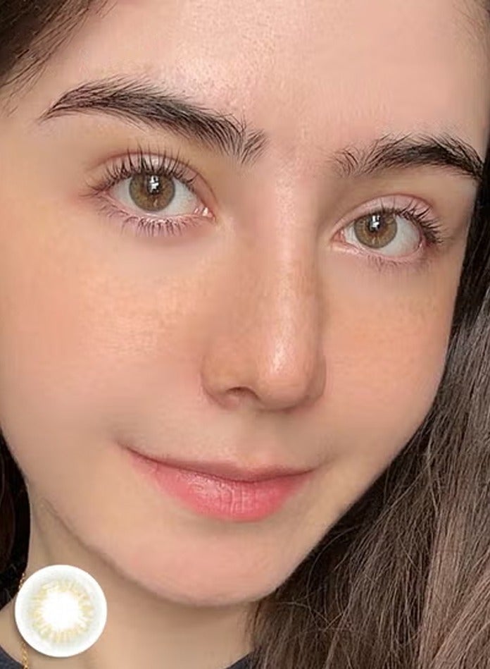 سيدة جديدة عدسات لاصقة ملونة رمادية من فريش ليدي للاستخدام السنوي - Image 4