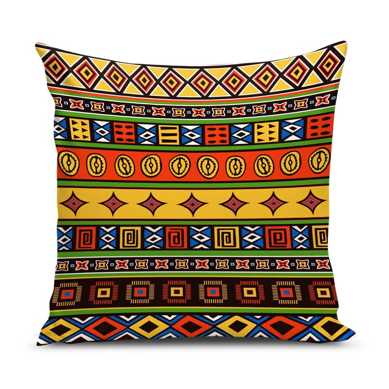 BMRGIFTS Soft Fabric Designer Decorative Printed 200 TC Cushion Cover Decorations For Sofa Living Room Set Of 5 16 X 16 Inch Multi (Multimfcc17) - Image 5