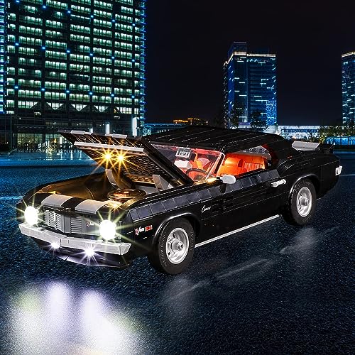 Vaodest LED Light for Lego 10304 Icons Chevrolet Camaro Z28 SetDesign and Configuration Compatible with Model 10304LED Light Only Not Building Block Kit - Image 1