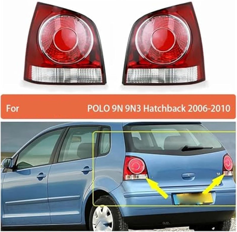 DEMULAX Rear Tail Light for Volkswagen POLO 2006-2010 - Image 2