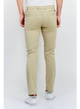 Sorbino Men Regular Fit Solid Chino Pants, Beige  - Image 3