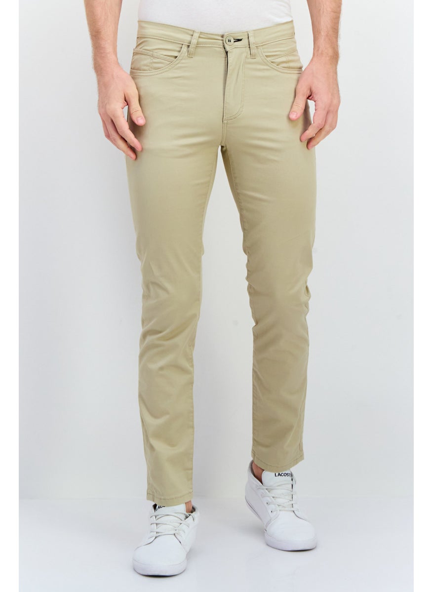 Men Regular Fit Solid Chino Pants, Beige - pzsku/ZADFF3803932010D329F2Z/45/_/1737642122/4da77114-6c6c-4b26-9787-fddc91405439