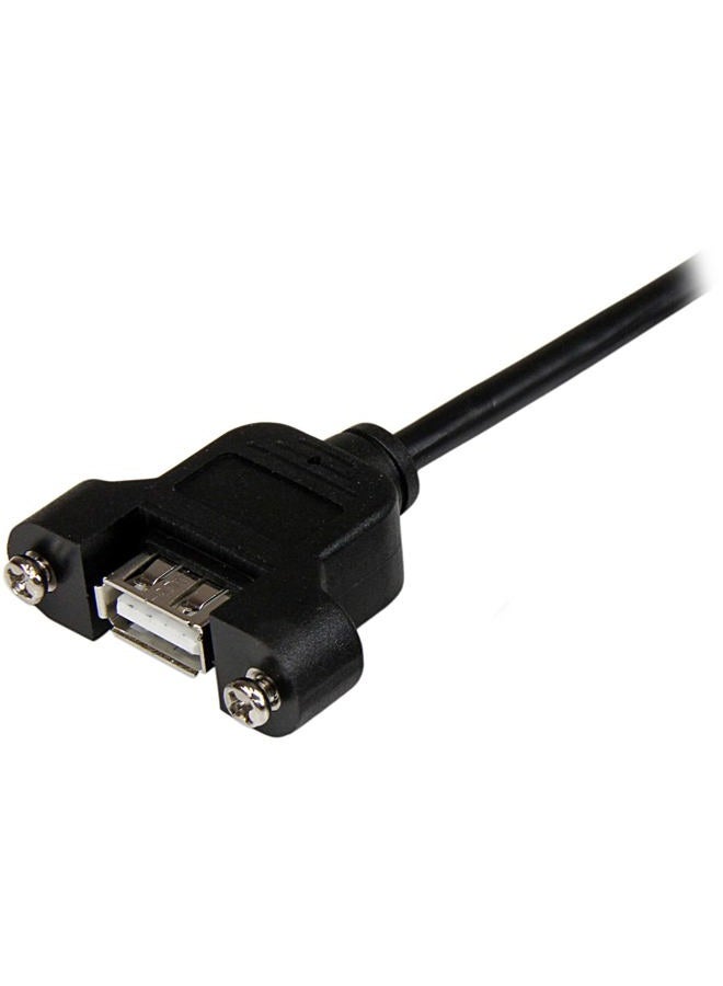 StarTech .com 90 cm USB A Panel Mounting Cable F/M - USB Extension Cable - Installation Sockets Cable Extension - Image 4