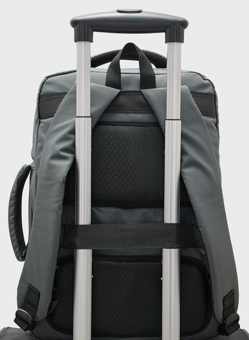 Robert Wood Casual Padded Laptop Backpack With Usb Port