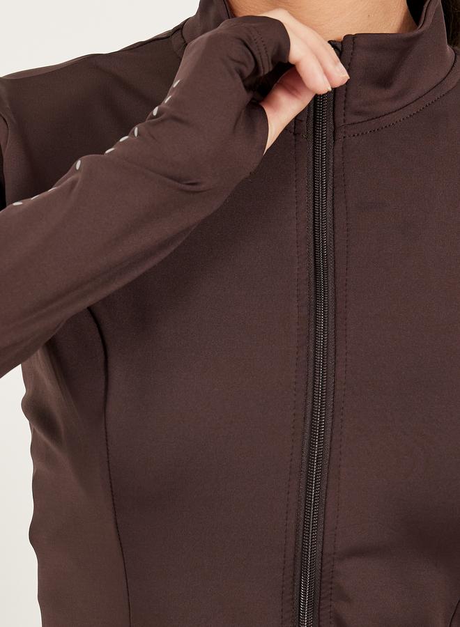 ستايلي اكتيف طقم رياضي بلون بني سادة - Image 4