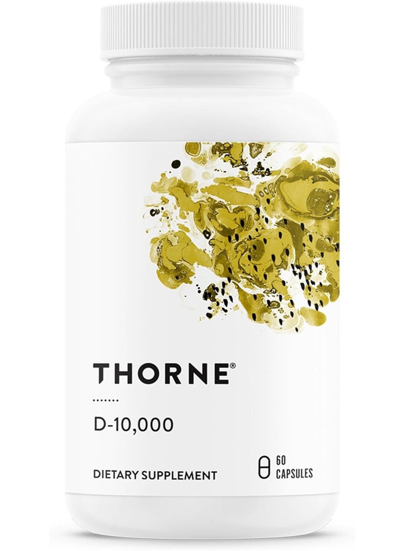 Thorne مكمل غذائي D-10,000 - 60 كبسولة - Image 1