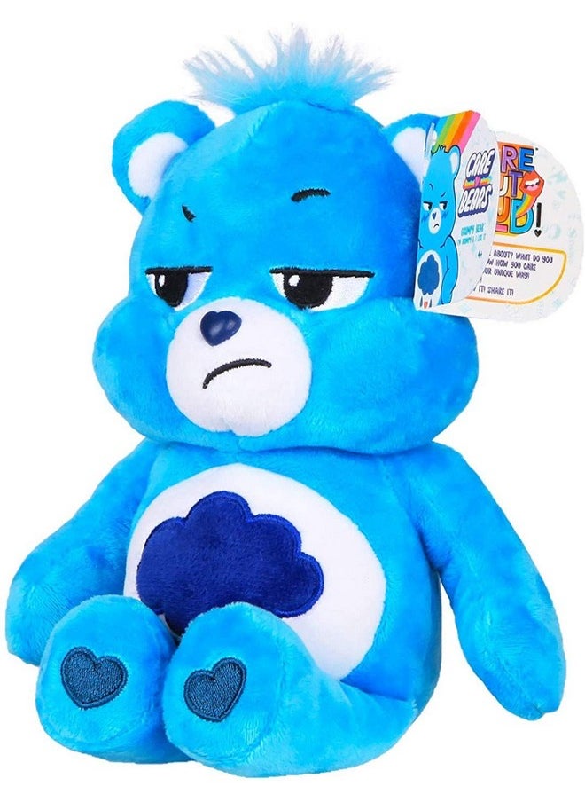 Basic Fun Care Bears Grumpy Bear Bean Plush, 9 Inches , Blue 