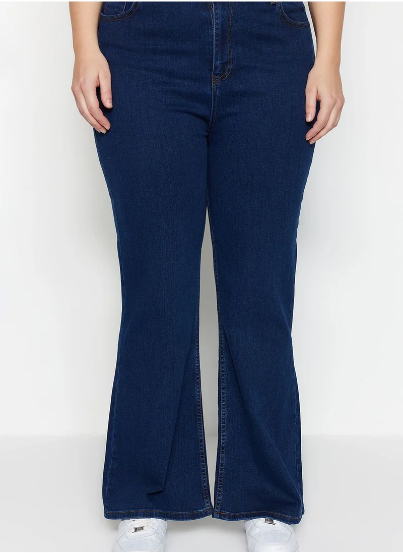 Trendyol Curve High Waist Flare Jeans