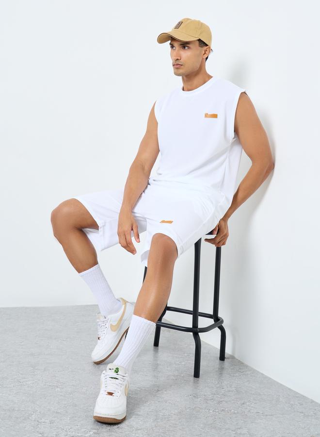 ستايلي طقم ستايلي رجالي سادة مقاس كبير تانك وشورت - Image 1