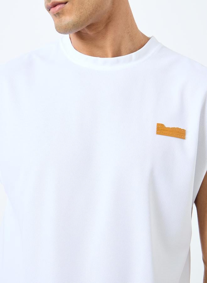 ستايلي طقم ستايلي رجالي سادة مقاس كبير تانك وشورت - Image 4