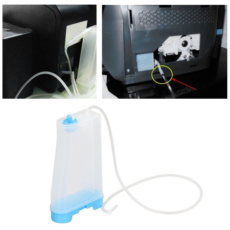 Waste Ink Collector: Durable Plastic Reusable Bottle - Extended Printer Longevity Easy Cleaning Compact Size for Printer Maintenance, Compatible With L805, R330, 1390, L801, T50, 1800, 270 - Image 4