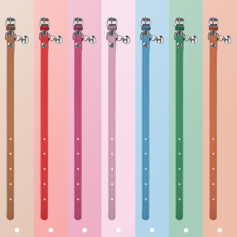 Engorgio XXS Dog Collar for Teacup Adjustable Teacup Dog Collar for Small Medium Large Dogs 3/8 inch Width (HotPink, XXS) - Image 3