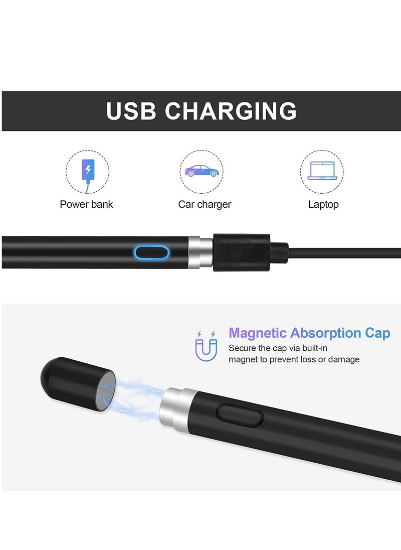 ELTRAZONE Active Stylus Pens for Touch Screens Rechargeable Digital Stylish Pen Pencil Universal for iPhone/iPad Pro/Mini/Air/Android and Most Capacitive Touch Screens  - Image 3