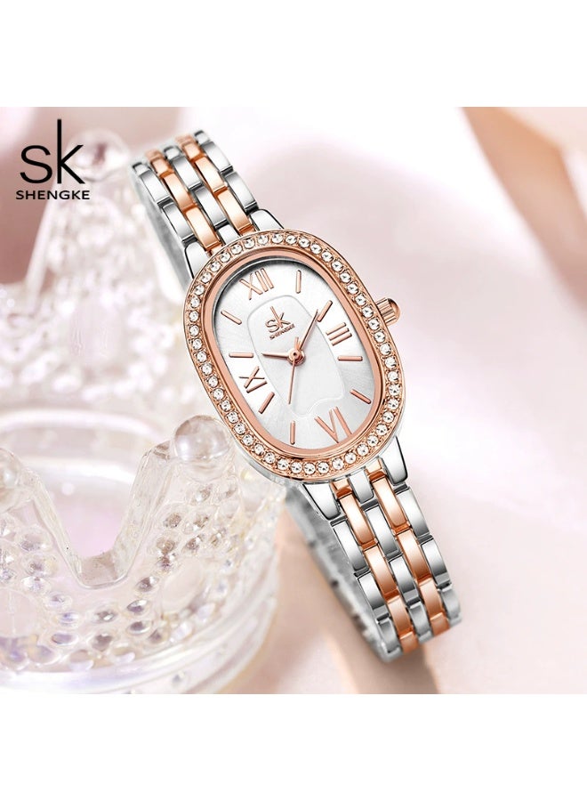 SK ladies watch women's niche watch quartz watch waterproof women's watch - Image 1