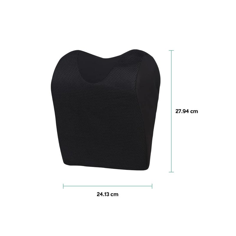 Back Good Travel Neck Pillow, Car Neck Rest | 5-Year Warranty | Ortho Designed Memory Foam Headrest | Ergonomic Neck Support, Shoulder Support | Neck Pain Relief, Cervical Support, Car Seat (Black) - Image 5