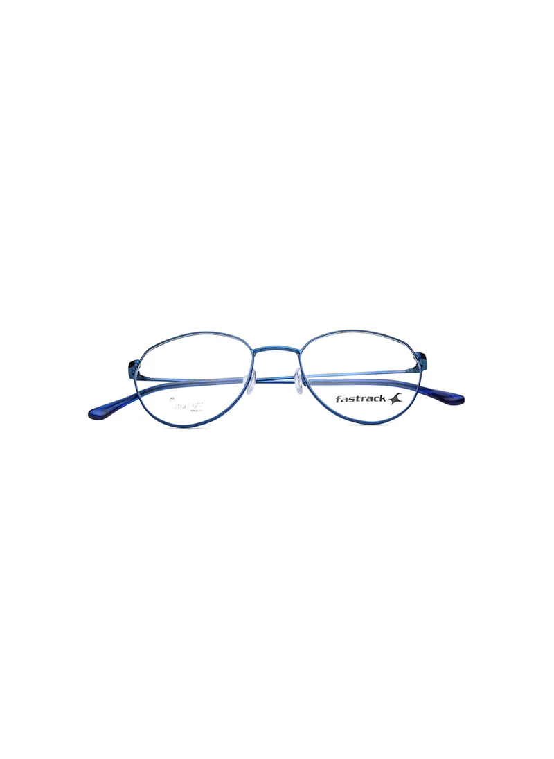 fastrack Metallic Blue Round  Rimmed Eyeglasses