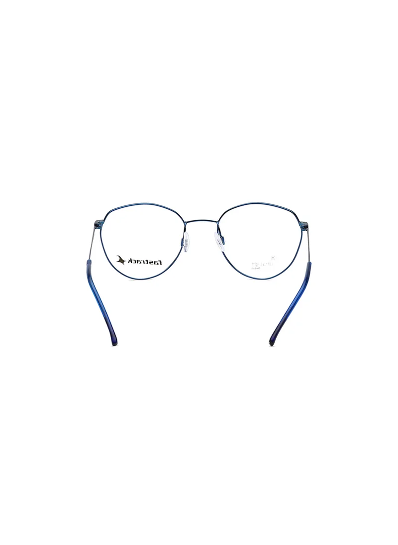 fastrack Metallic Blue Round  Rimmed Eyeglasses