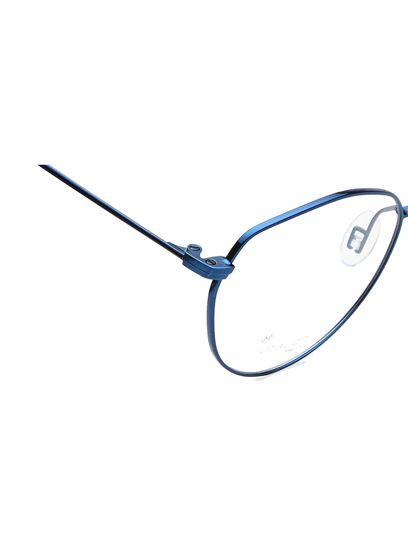 fastrack Metallic Blue Round  Rimmed Eyeglasses