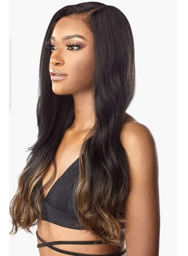 إستيل شعر مستعار قصير من الألياف المقاومة للحرارة على الموضة بنمط أشقر بني رقم 3 - Image 2