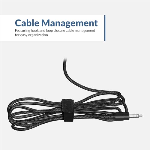 Cyber Acoustics سماعة ستيريو للكمبيوتر من سايبر أكوستكس (AC-6008)، اتصال 3.5 مم، ميكروفون أحادي الاتجاه مع ذراع مرنة للكمبيوتر وماك؛ مثالية للفصول الدراسية أو المنزل - Image 5