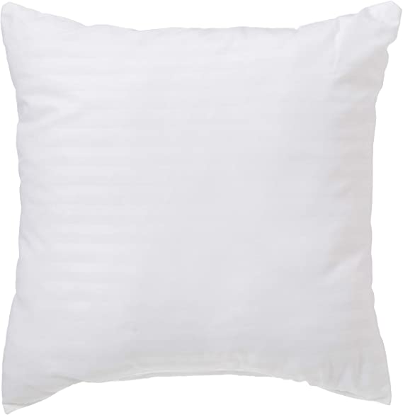 Maestro مايسترو 2 قطع وسادة فندقية مخططة 90 جرام لكل متر مربع نسيج خارجي، 700 جرام حشو ميكروفايبر، الحجم: 65 × 65، أبيض - Image 4