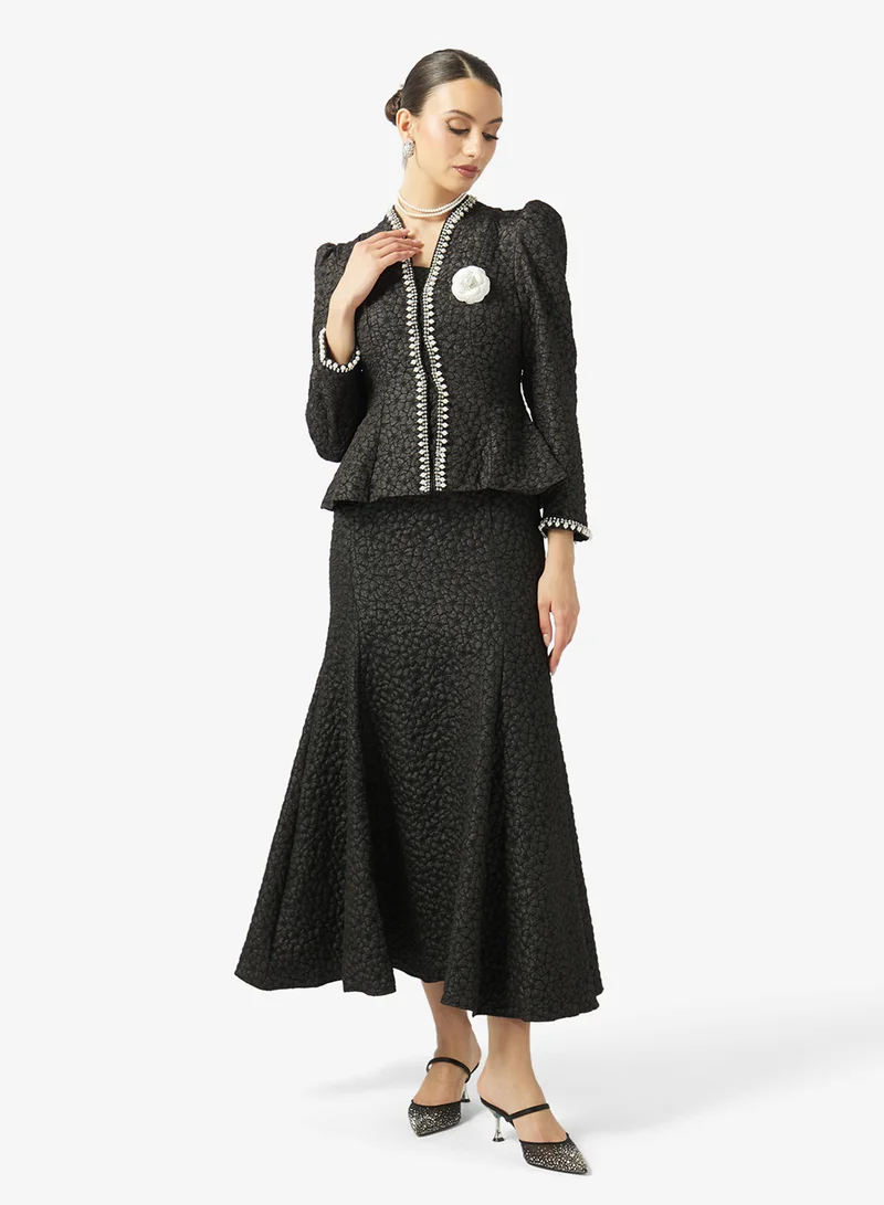 خزانة Mermaid Cut Dress With Bolero