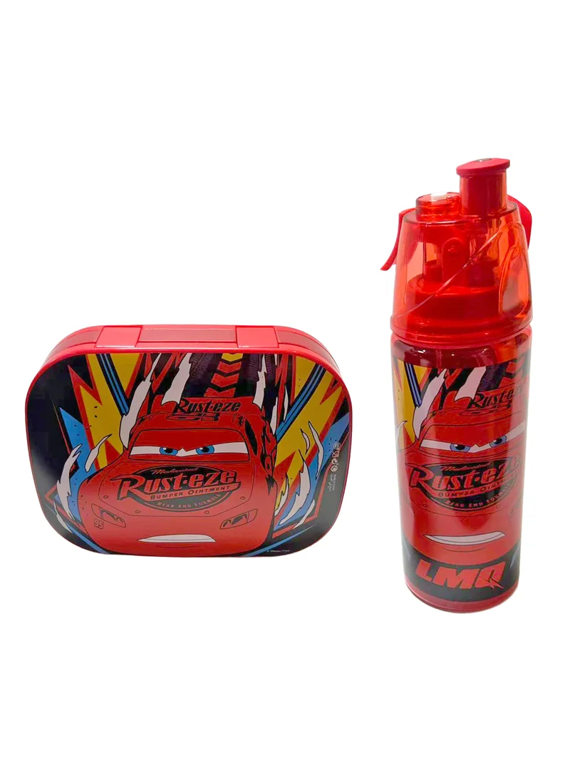 Disney Disney Pixer/Cars Race Ready 3-In-1 Smash Lunch Bag, Water Bottle And Lunch Box Set