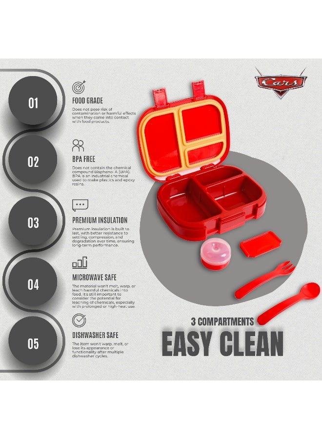 Disney Pixer/Cars Race Ready 3-In-1 Smash Lunch Bag, Water Bottle And Lunch Box Set - Image 5