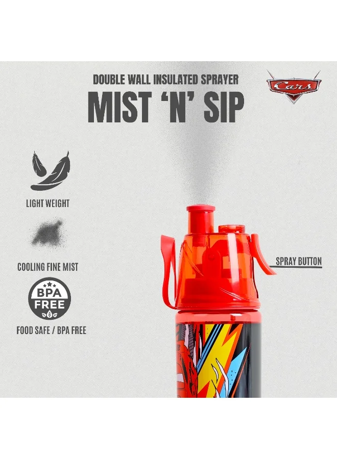 ديزني حقيبة غداء ديزني بيكسر سيارات جاهزة للسباق  في  مع زجاجة ماء وصندوق غداء