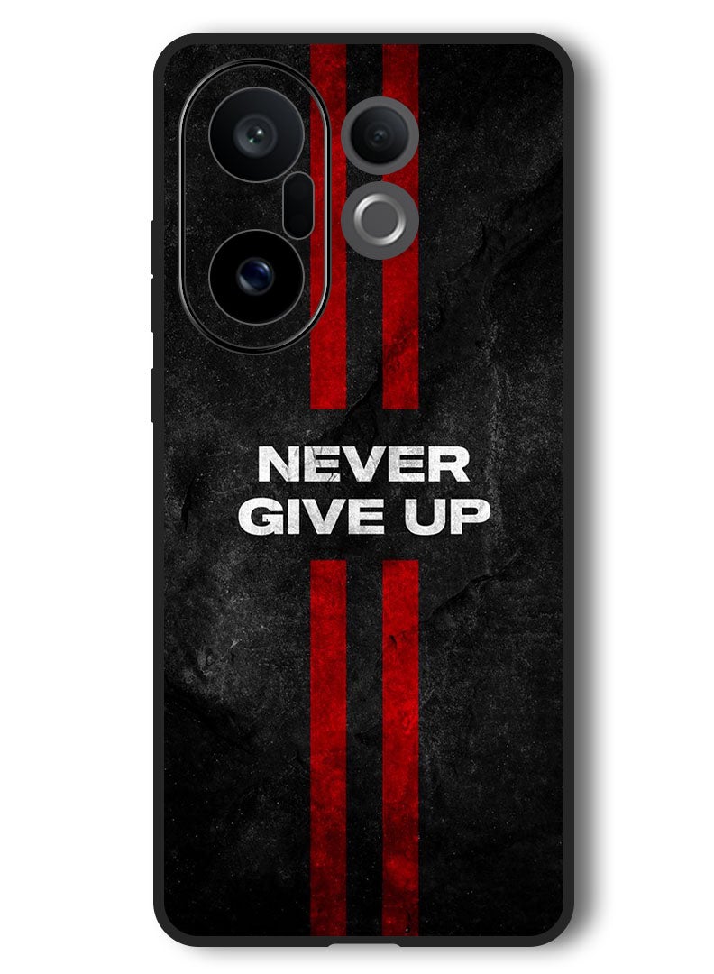 Theodor Case Compatible with Vivo X200 FE 6.31 Inch Protection Shockproof Bumper Cover Never Give up stripes - Image 1