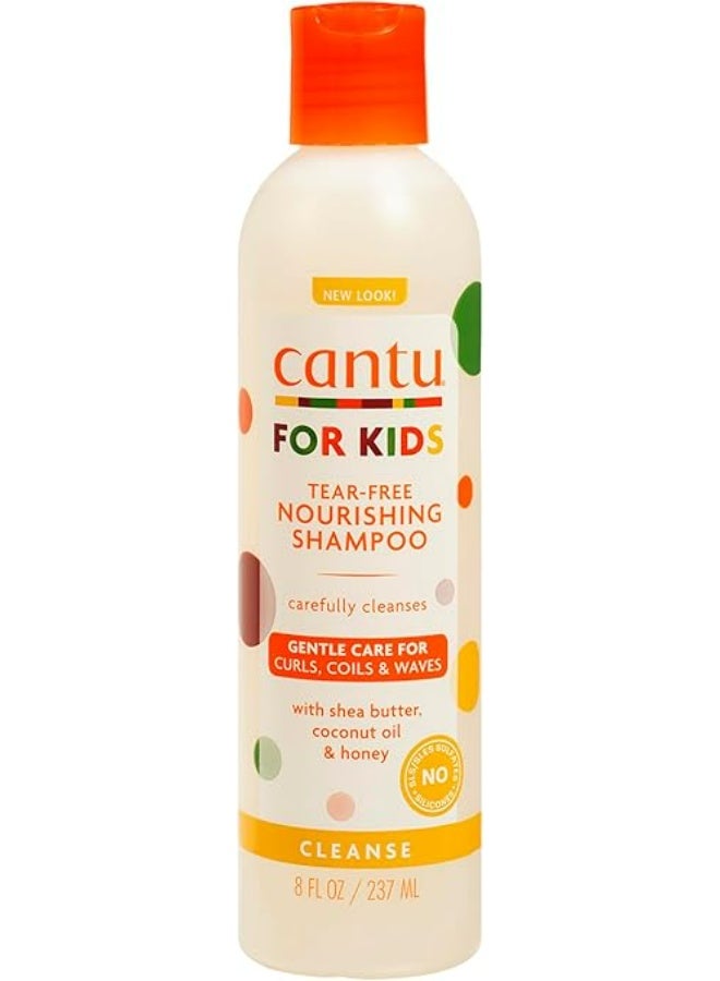 كانتو شامبو مغذي للأطفال خالٍ من الدموع للشعر المجعد والمموج، عناية يومية لطيفة، 237 مل - Image 1