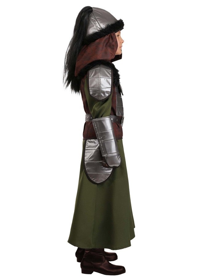 Fun Costumes Boys Genghis Khan Costume with Robe, Armor, Helmet, & Gauntlets | Historical Warrior Inspired Halloween Cosplay Outfit Medium - Image 5
