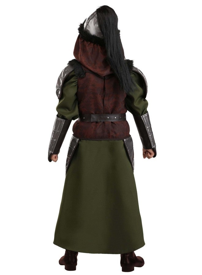 Fun Costumes Boys Genghis Khan Costume with Robe, Armor, Helmet, & Gauntlets | Historical Warrior Inspired Halloween Cosplay Outfit Medium - Image 3