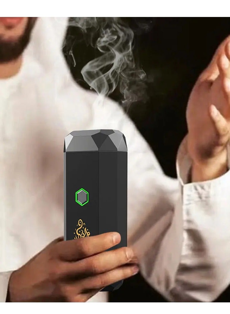 Bukhoor B16 Smart Rechargeable Portable USB Type-C Power Electric Diffuser Incense Burner - Image 2