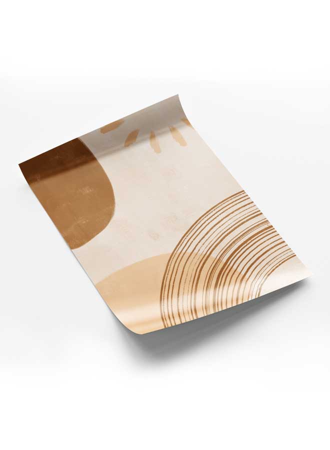 LOWHA Poster Painting Art With Four Separate Pieces Of Double-Sided Stickers Abstract Art For Home Bedroom Living Room And Office Decor - Image 1