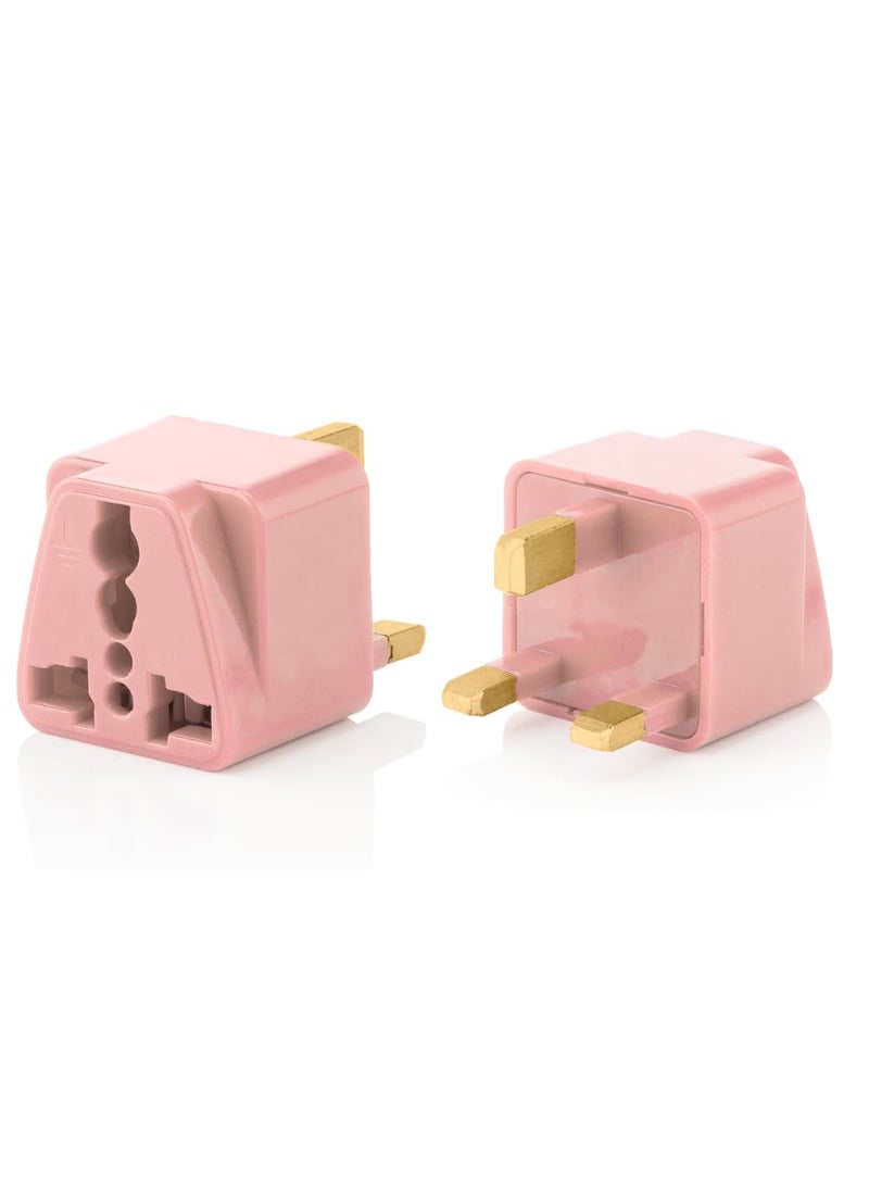 HI PLASST PINS N PLUGS HiPLASST Type G Plug Adapter UK Adapter for Indian Pins London Power Plug Converter for England Dubai Hong KongSingapore Ireland Wales Scotland Adaptor for Charging Laptop Camera Phone  - Image 1