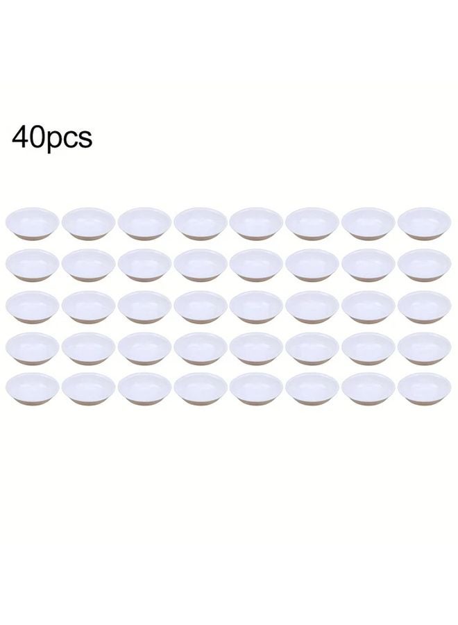 40 Pcs Plastic Dipping Soy Sauce Cups Small Appetizer Bowls For Seasoning - Image 3