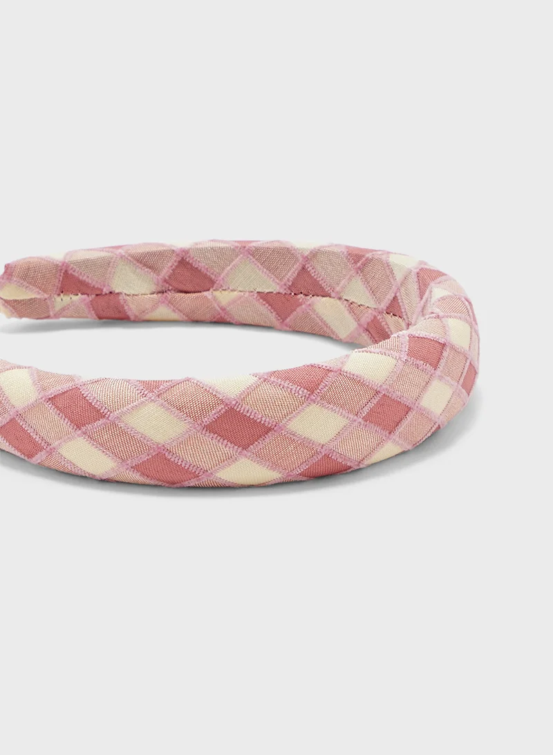 Ginger Gingham Headband