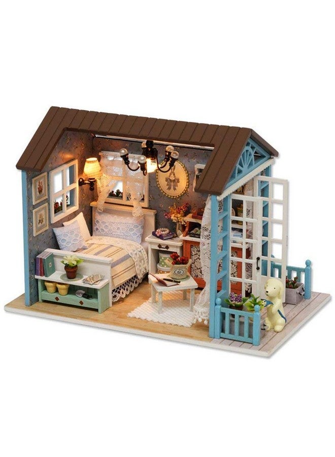 UniHobby DIY Dollhouse Miniature Kit UniHobby Romantic Forest Time Wooden Mini House Toy with Furniture Lights  - Image 1