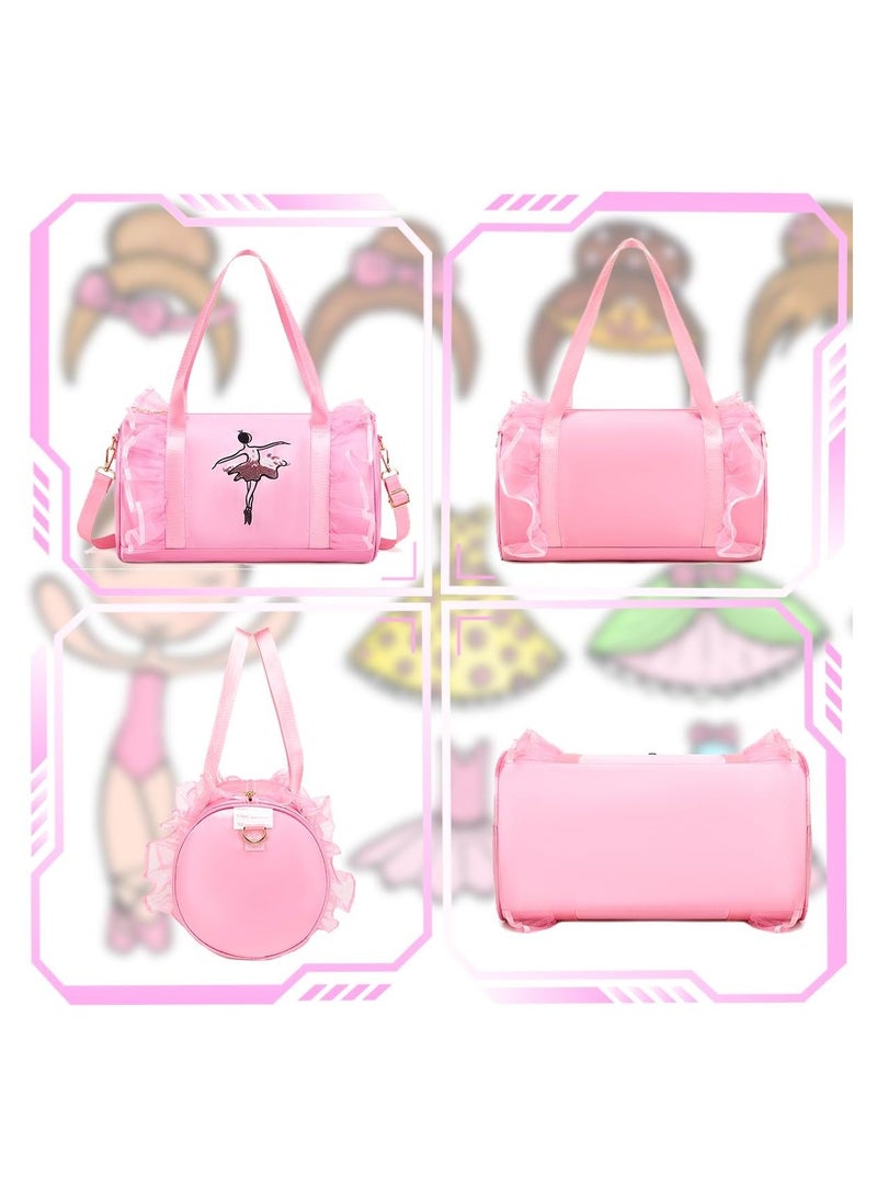 Cute Ballet Dance Bag Gym Travel Duffle Bag Girls Ballet Short Dress Dress Bag - Image 2