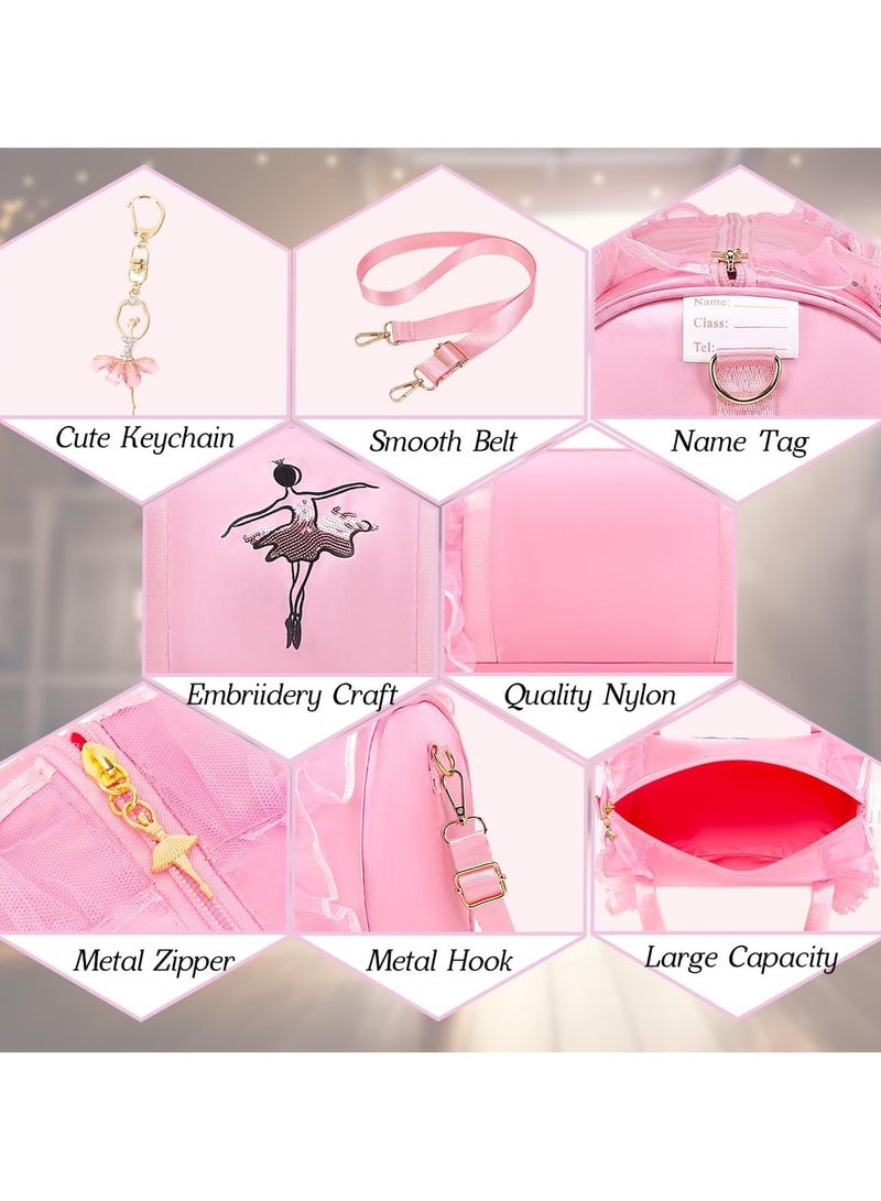 Cute Ballet Dance Bag Gym Travel Duffle Bag Girls Ballet Short Dress Dress Bag - Image 4