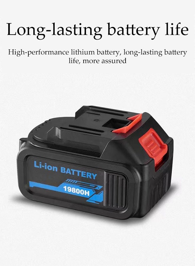 DUNISO 6-inch Mini Cordless Chainsaw，Portable Rechargeable Electric Pruning Saw with Storage Box，Battery Powered Electric Chainsaw with 1 Batteries and 1 Chains，for Wood Cutting, Branch Pruning, and Gardening - Image 4