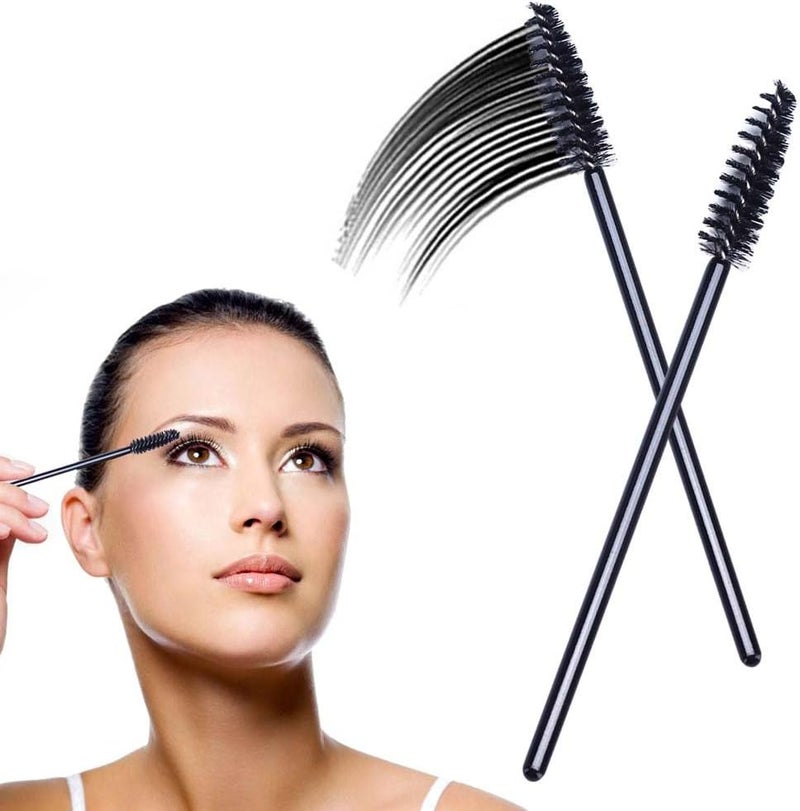 BTYMS 100 Pcs Disposable Eyelash Spoolies Brush Mascara Applicator Lash Wand Lashes Brush Eyebrow Spooly for Extension Light & heavy use compatible - Image 4