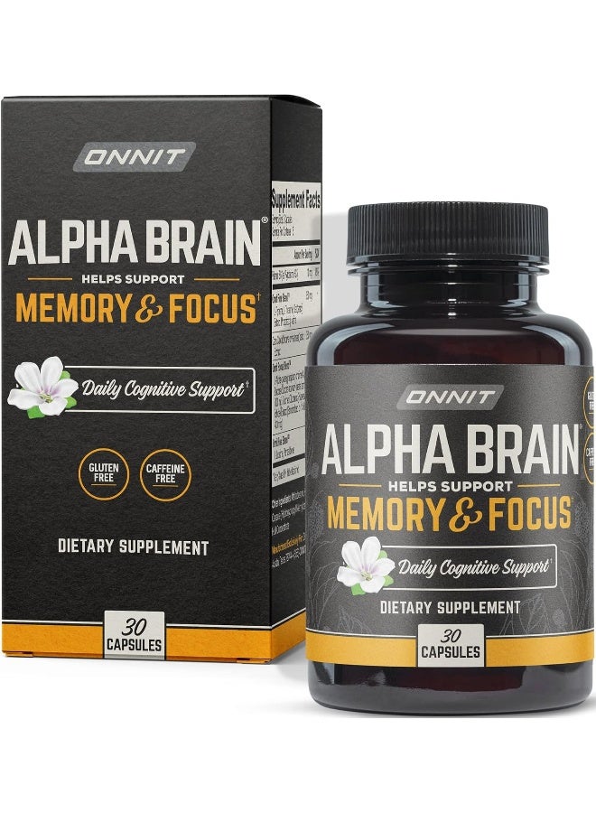 Onnit Alpha Nootropic Brain Booster Supplement (30ct) - Image 1