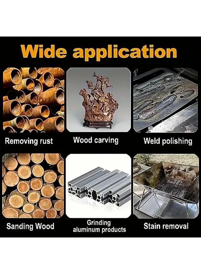 60PCS Mini Steel Wire Brush Set For Rust Removal Polishing Descaling And Cleaning - Image 4